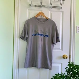 Under Armour large grey athletic shirt